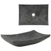 Vask 50x35x12 cm marmor svart