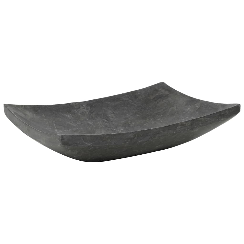 Vask 50x35x12 cm marmor svart