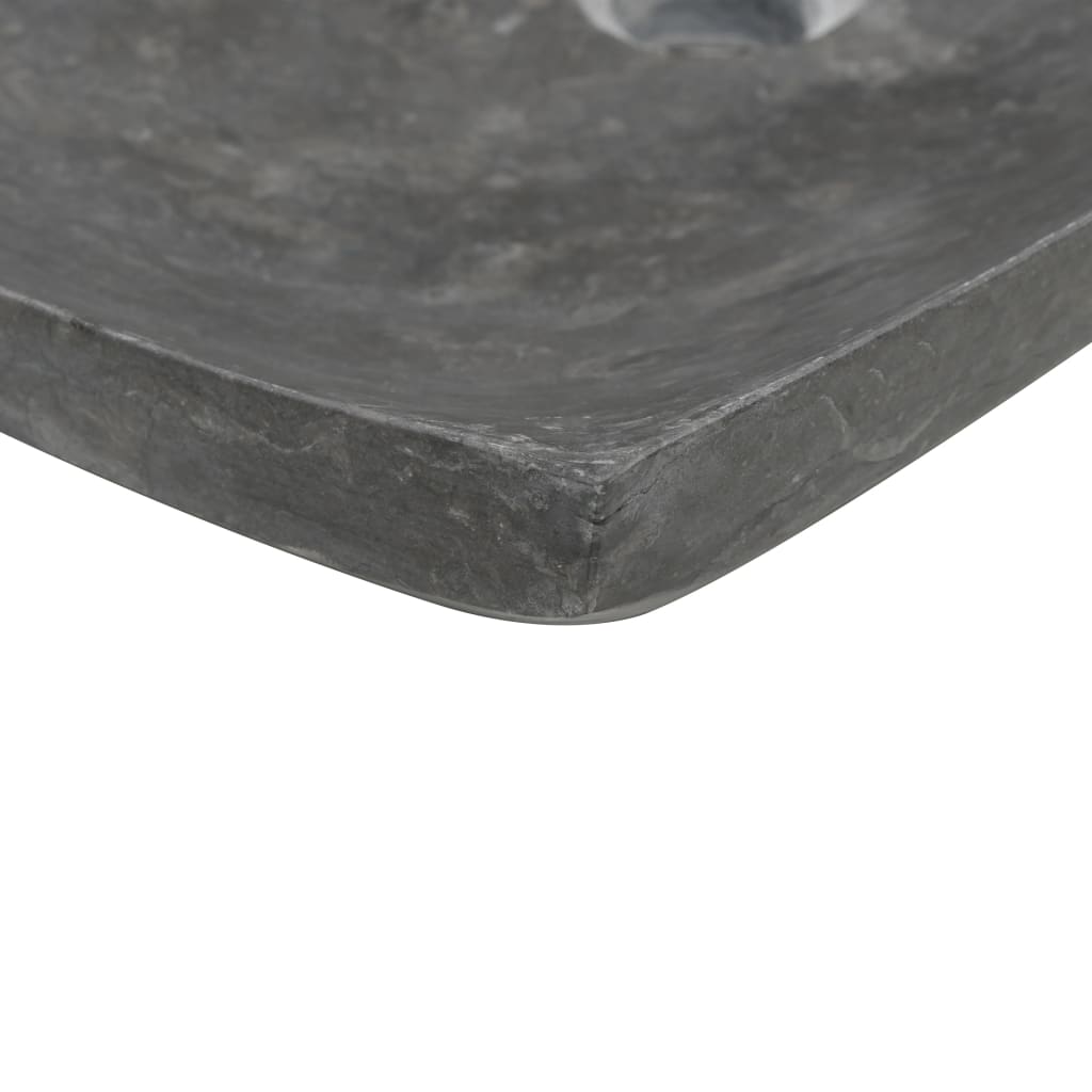 Vask 50x35x12 cm marmor svart