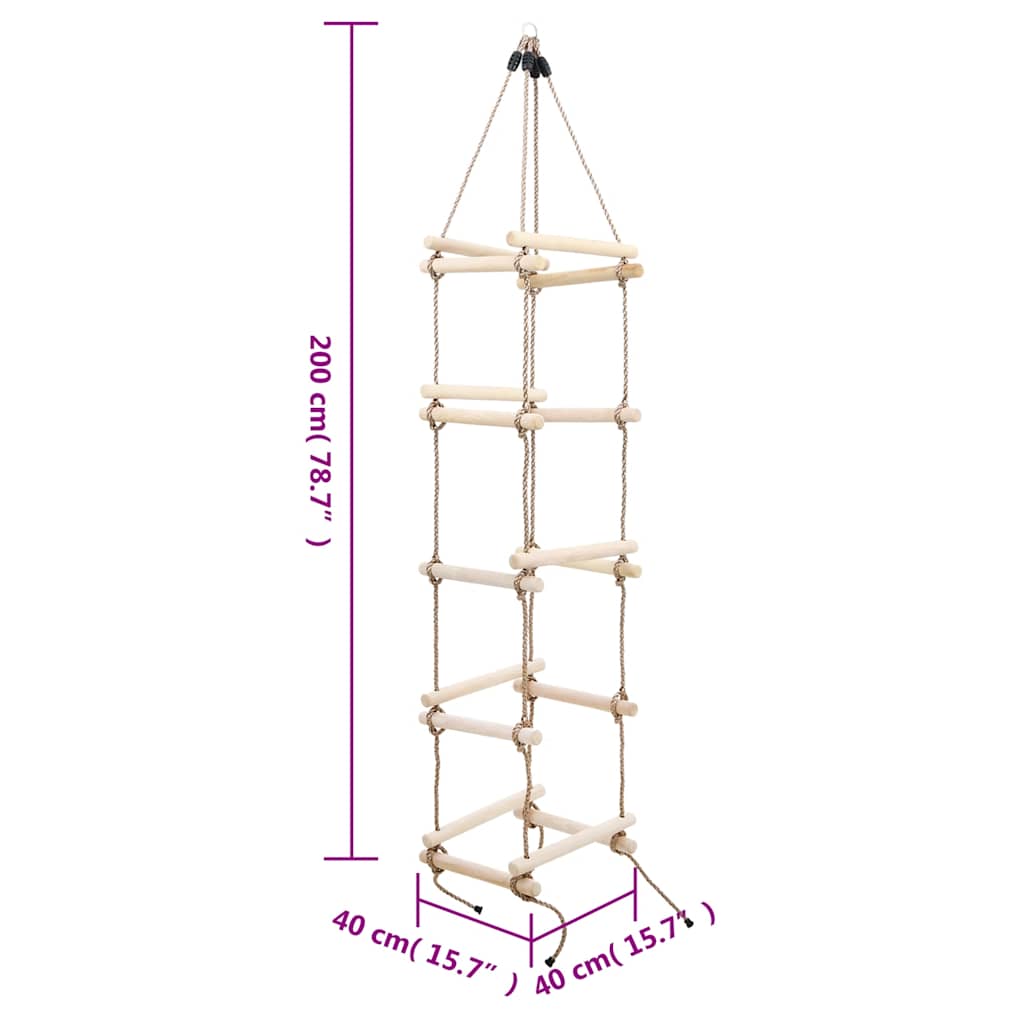 Taustige barn 200 cm tre