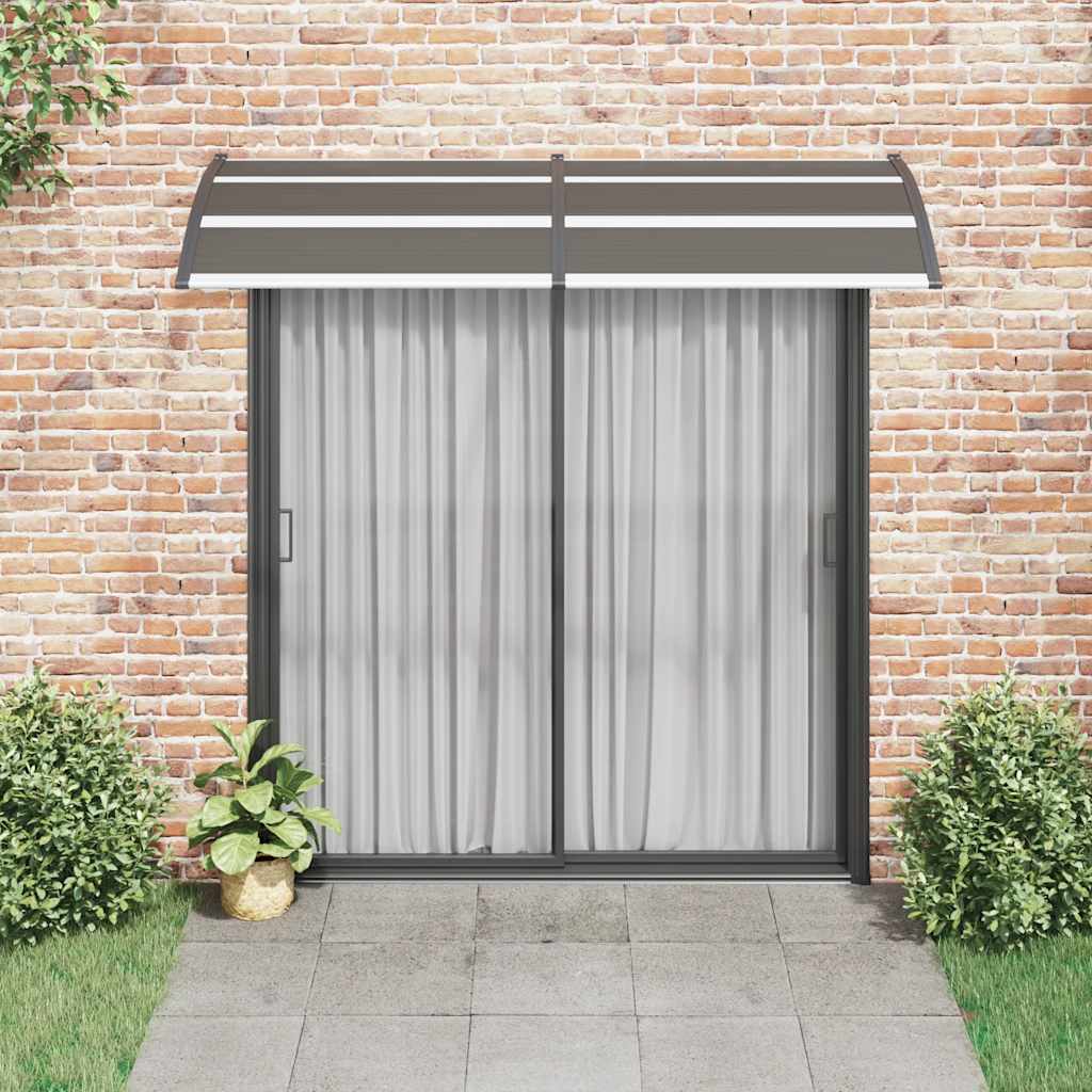 Skjermtak svart 240x100 cm PC