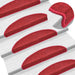 Trappematter 15 stk 56x17x3 cm rød halvrund