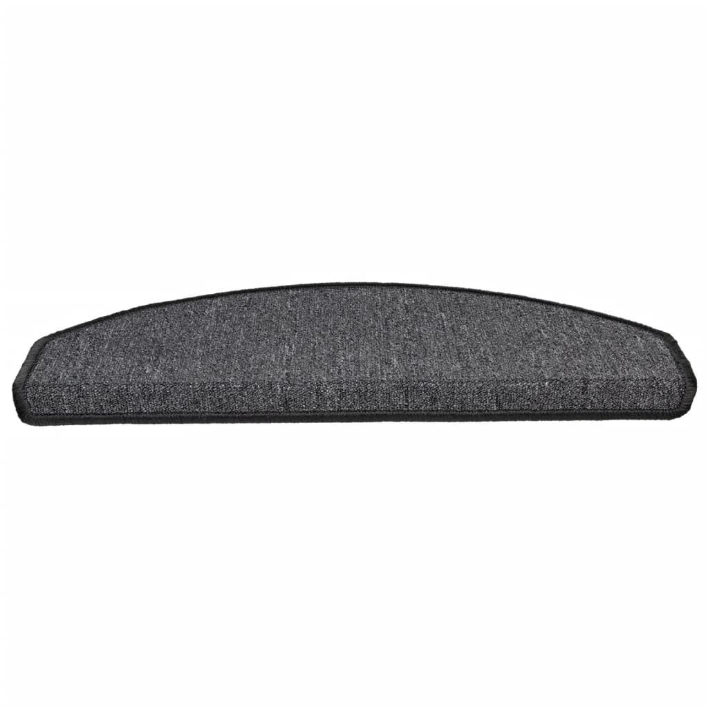 Trappematter 15 stk 65x24x4 cm antrasitt halvrund store