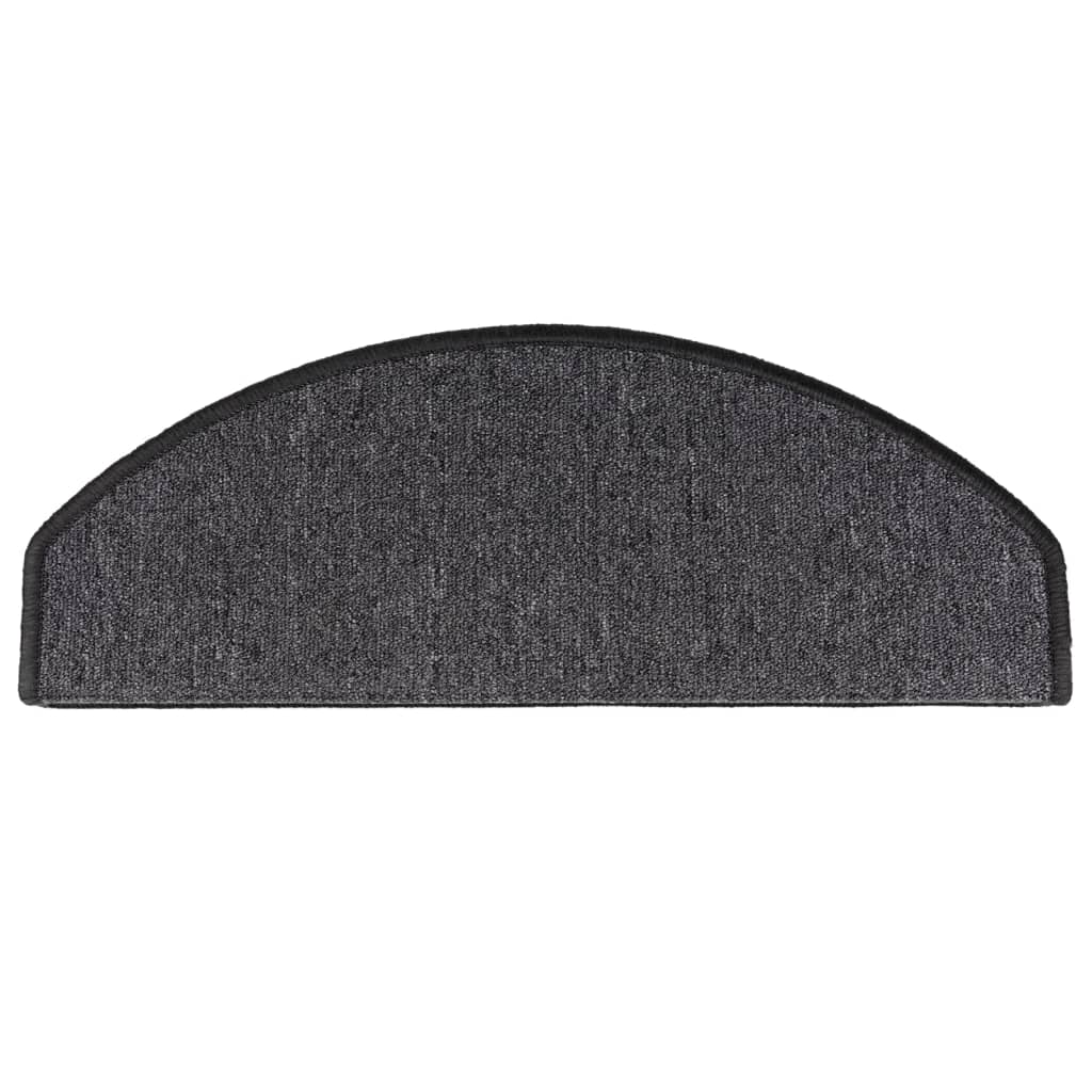 Trappematter 15 stk 65x24x4 cm antrasitt halvrund store