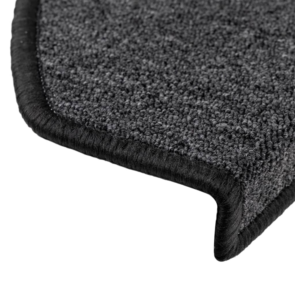 Trappematter 15 stk 65x24x4 cm antrasitt halvrund store
