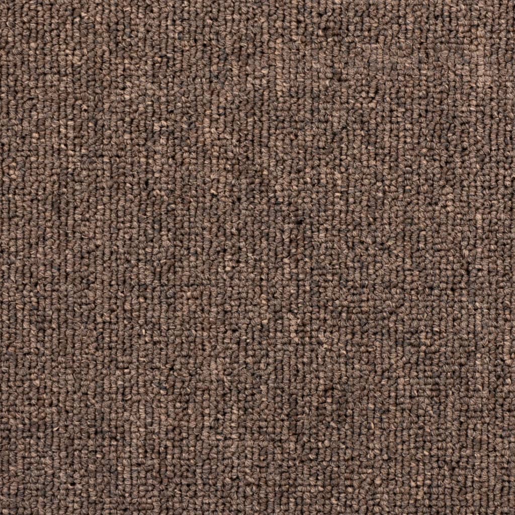 Trappematter 15 stk 65x24x4 cm kaffebrune halvrund store