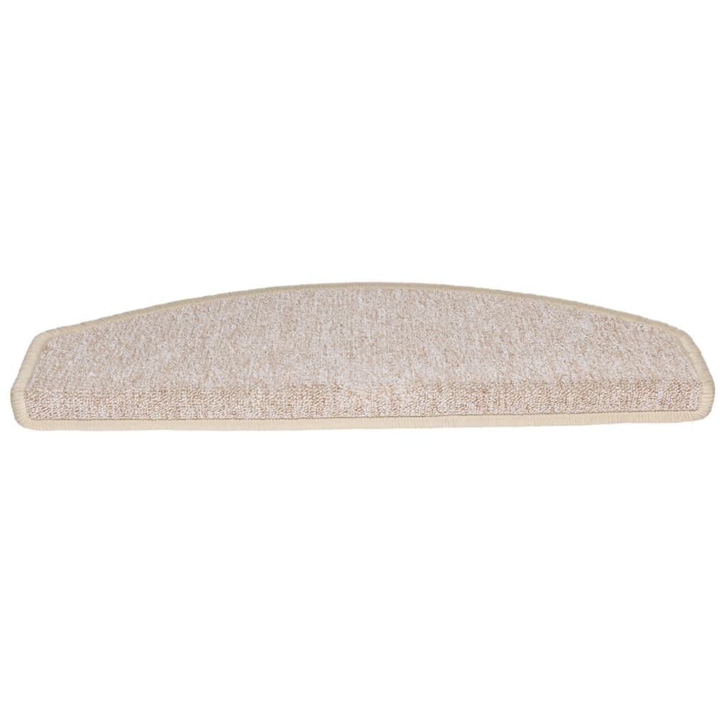 Trappematter 15 stk 65x24x4 cm taupe halvrund store