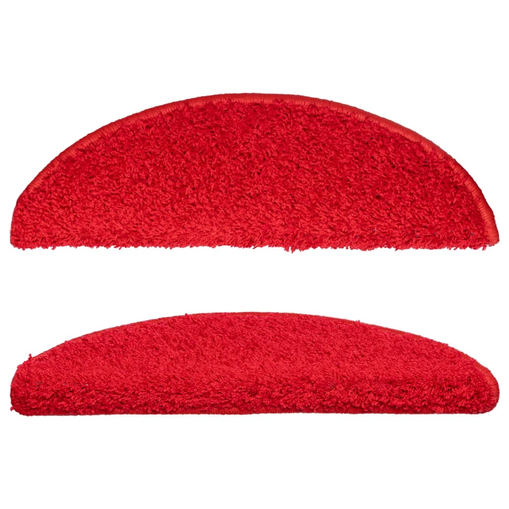 Trappematter 15 stk 56x17x3 cm røde halvrund