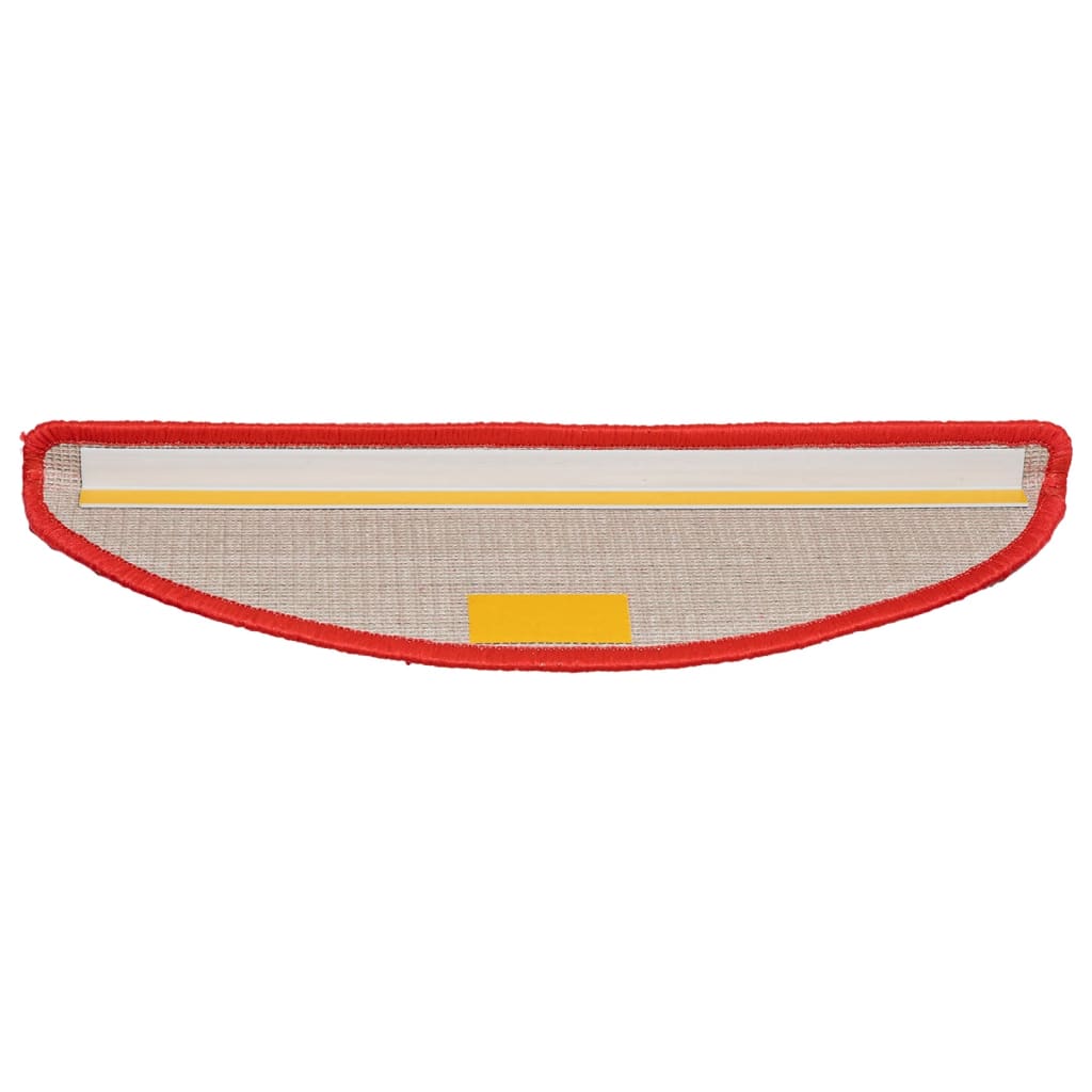 Trappematter 15 stk 56x17x3 cm røde halvrund