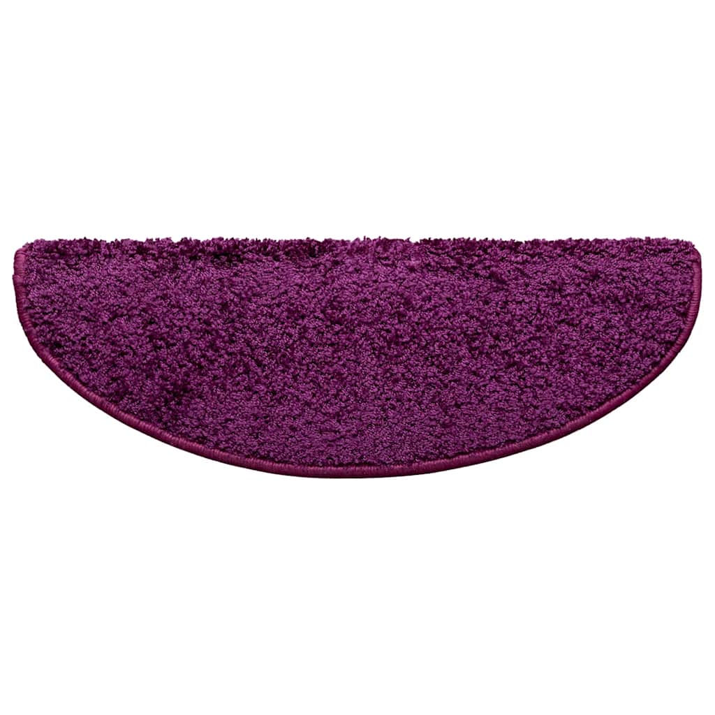 Trappematter 15 stk 65x21x4 cm fiolett halvrund stor