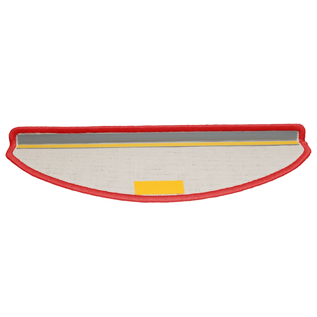 Trappematter 15 stk 65x21x4 cm røde halvrund store
