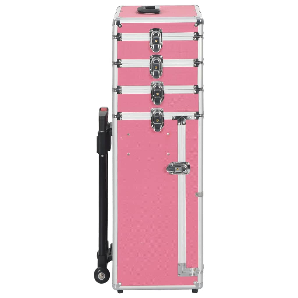 Sminketralle aluminium rosa