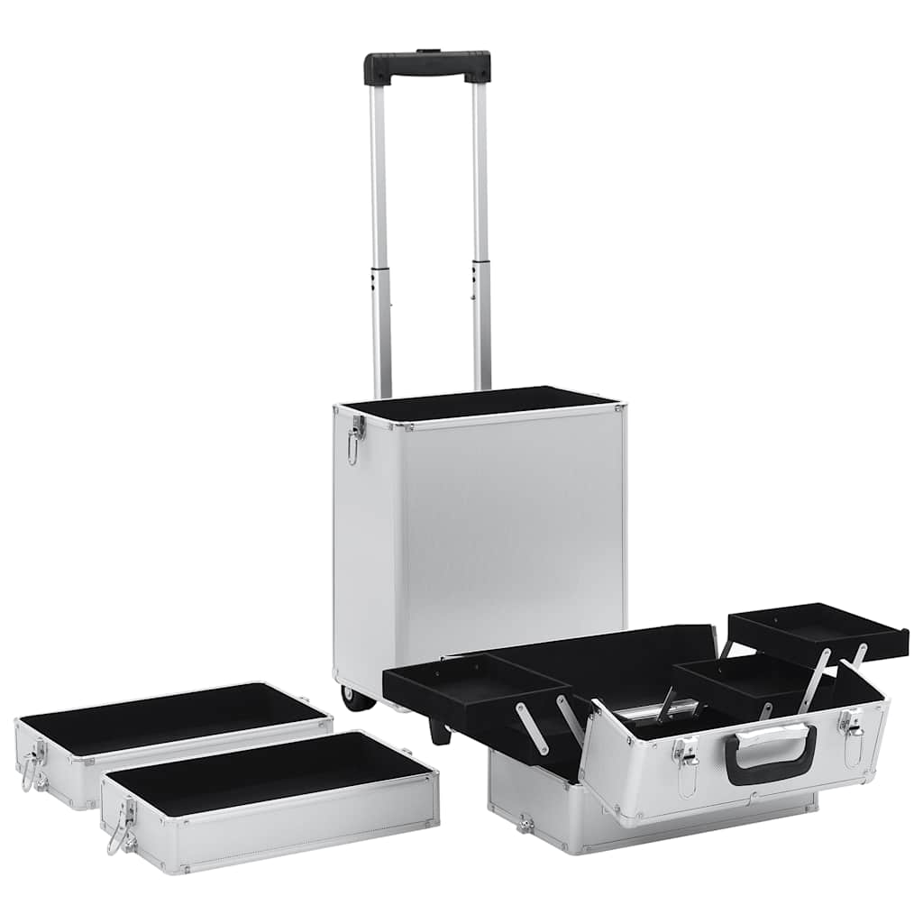 Sminketralle aluminium sølv