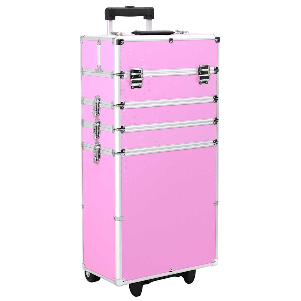 Sminketralle aluminium rosa