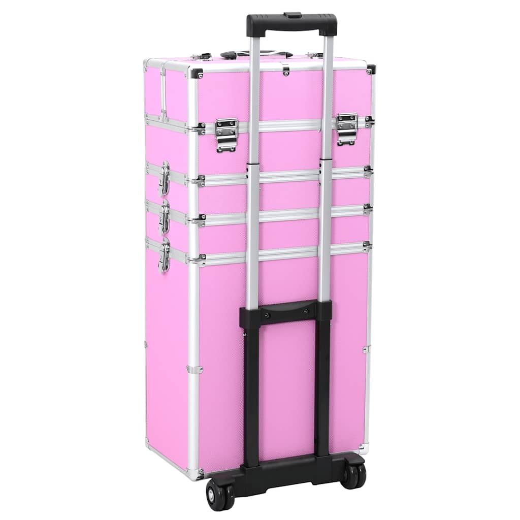 Sminketralle aluminium rosa