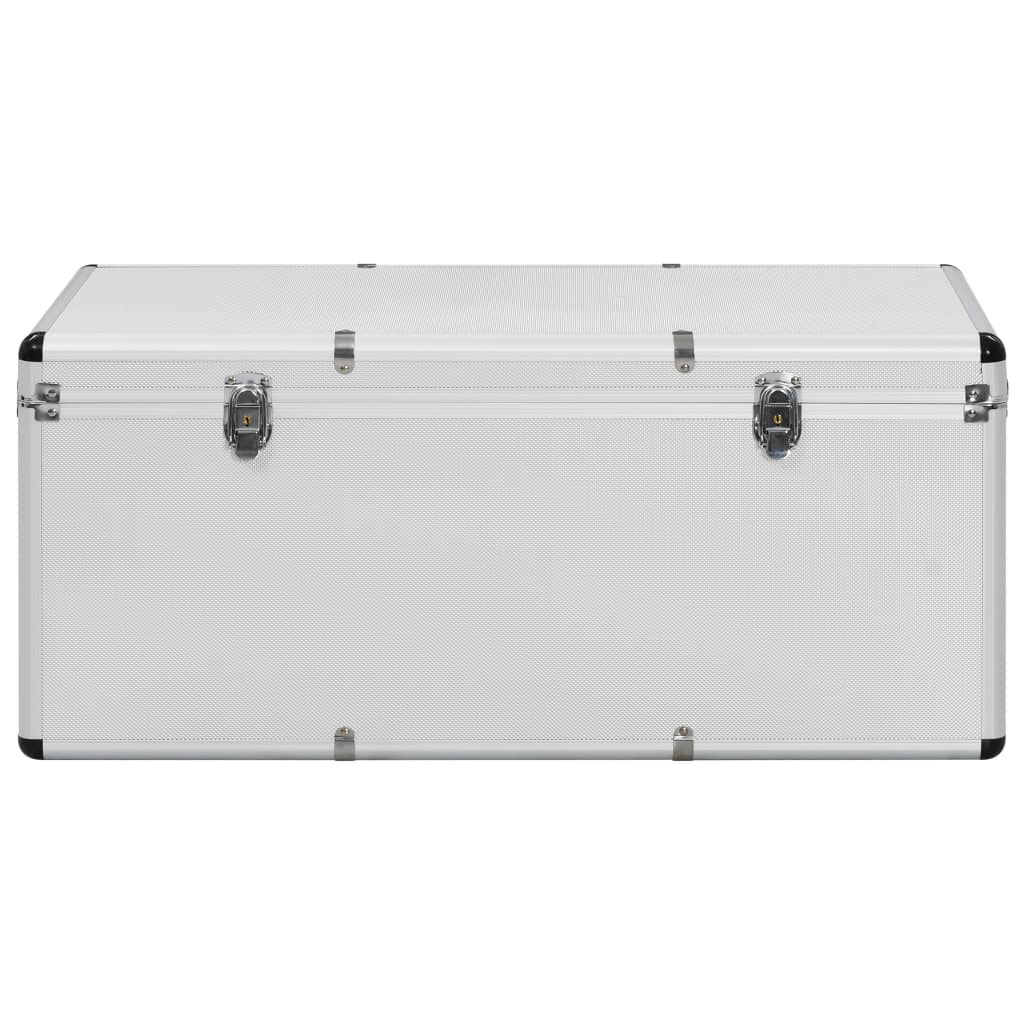 Oppbevaringskasser 3 stk sølv aluminium