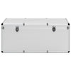 Oppbevaringskasser 3 stk sølv aluminium
