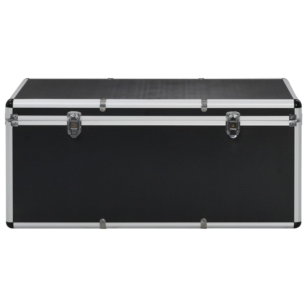 Oppbevaringskasser 3 stk svart aluminium