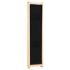 Romdeler 3 paneler svart 120x170x4 cm stoff