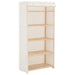 Garderobeskap hvit 79x40x170 cm stoff vidaXL