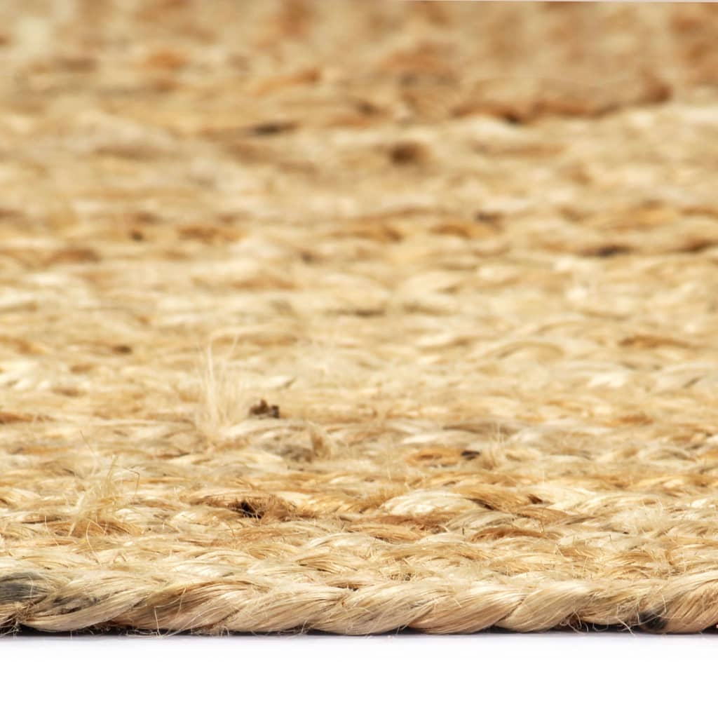 Håndlaget teppe jute naturlig 80x160 cm