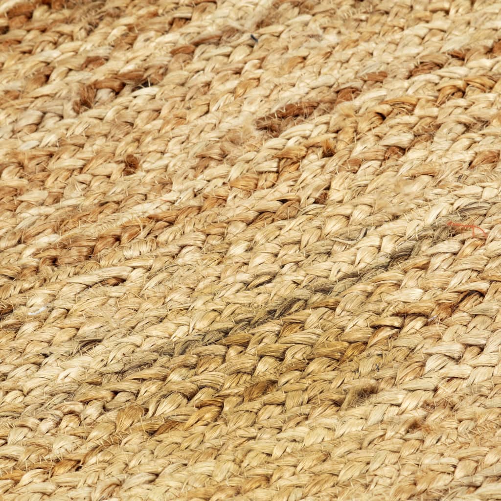 Håndlaget teppe jute naturlig 80x160 cm
