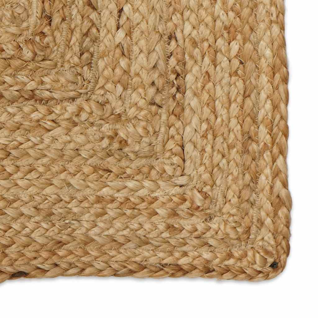 Håndlaget teppe jute naturlig 160x230 cm