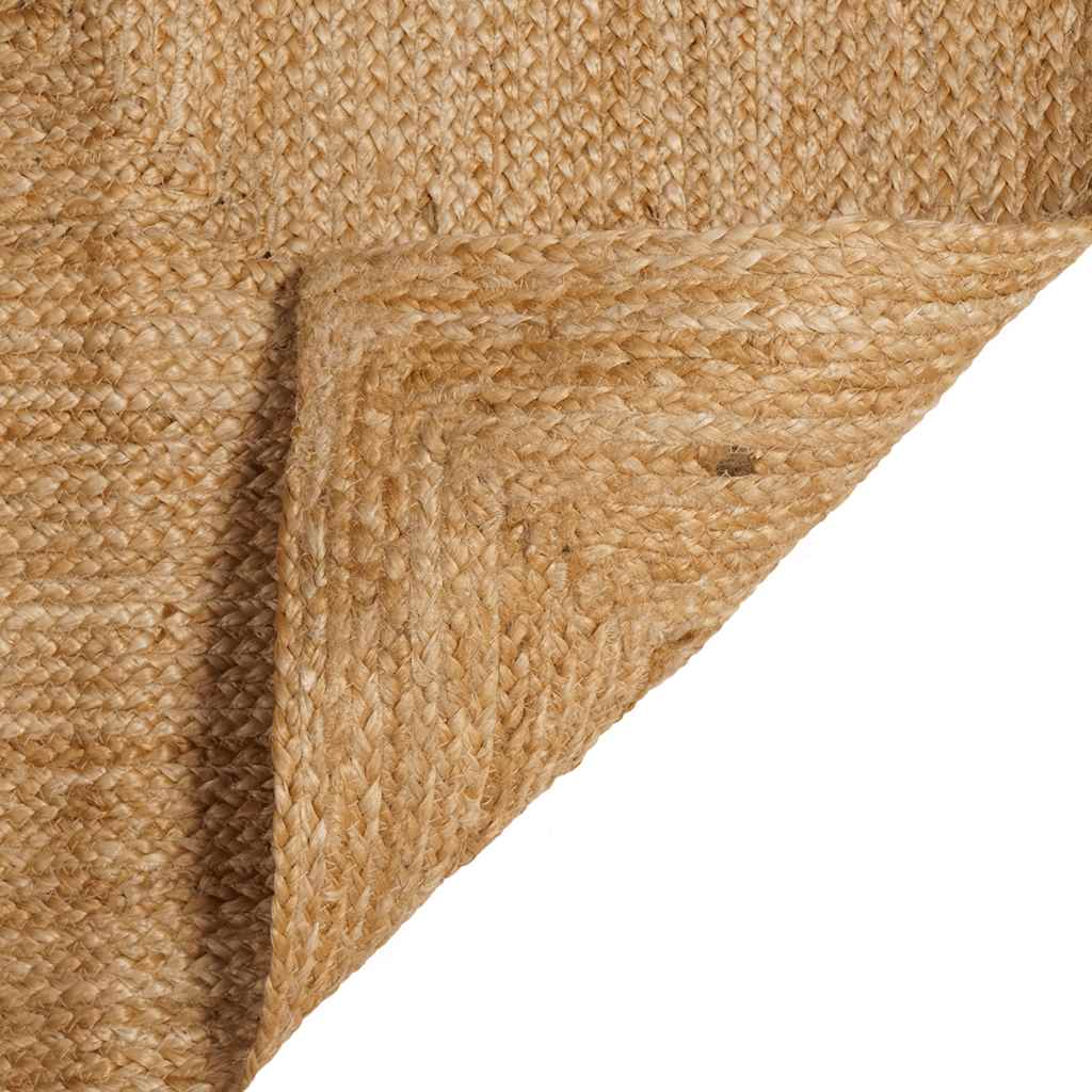 Håndlaget teppe jute naturlig 160x230 cm