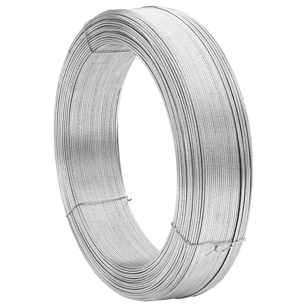 Gjerdetråd 250 m 2 mm stål vidaXL