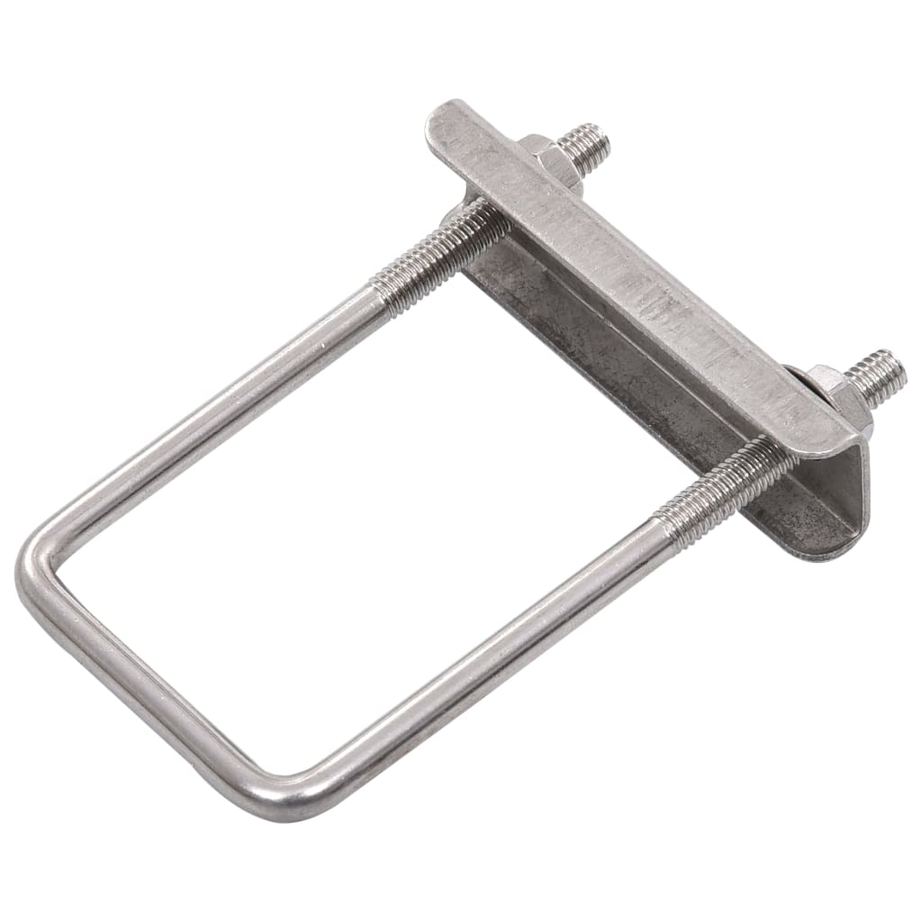 U-feste til gjerdestolpe 60x40 mm 25 sett vidaXL