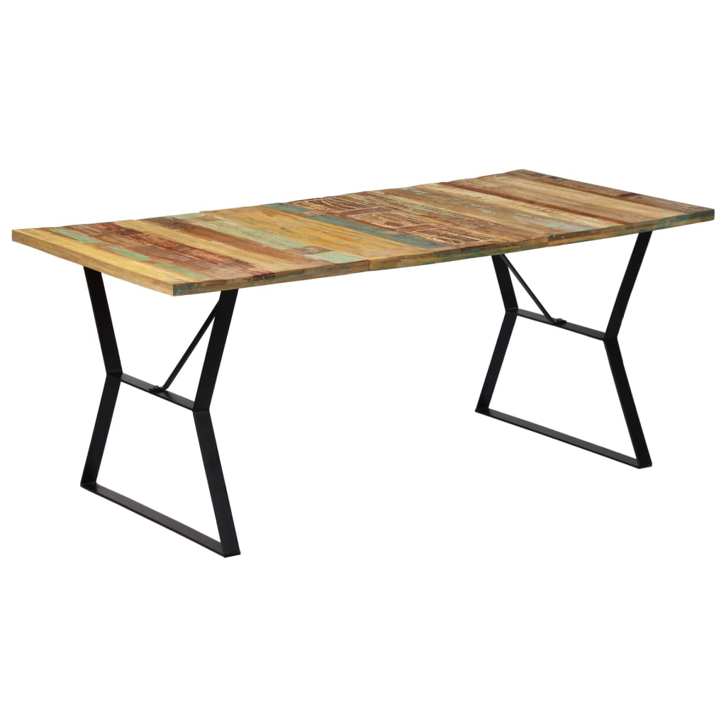 Spisebord 180x90x76 cm gjenvunnet heltre