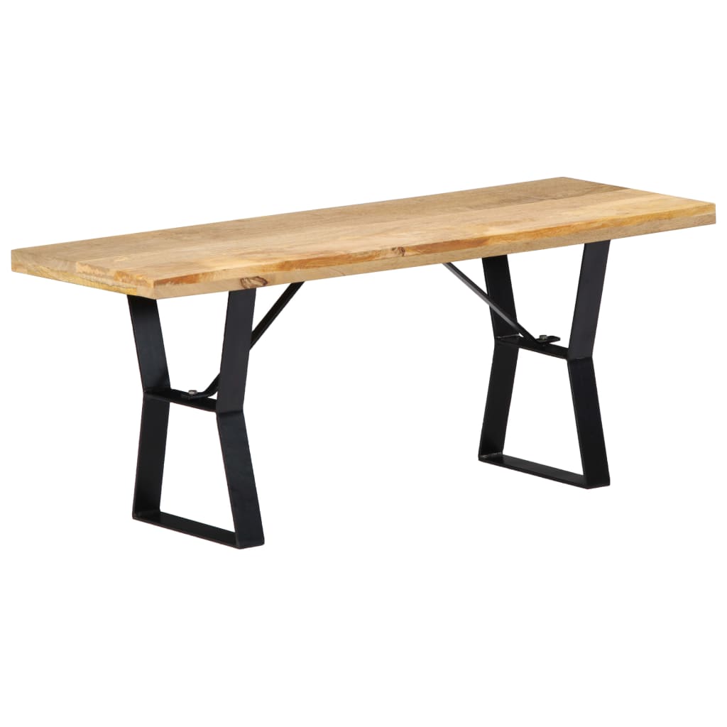 Benk 110 cm heltre mango