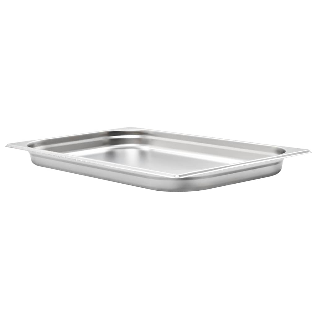 Gastronormbeholdere 4 stk GN 1/1 40 mm rustfritt stål