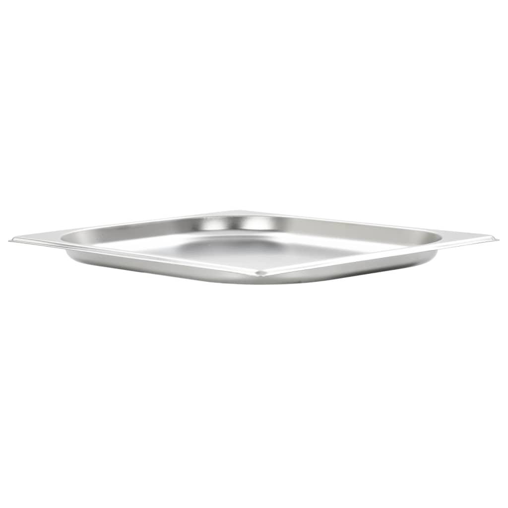 Gastronormbeholdere 8 stk GN 1/2 20 mm rustfritt stål