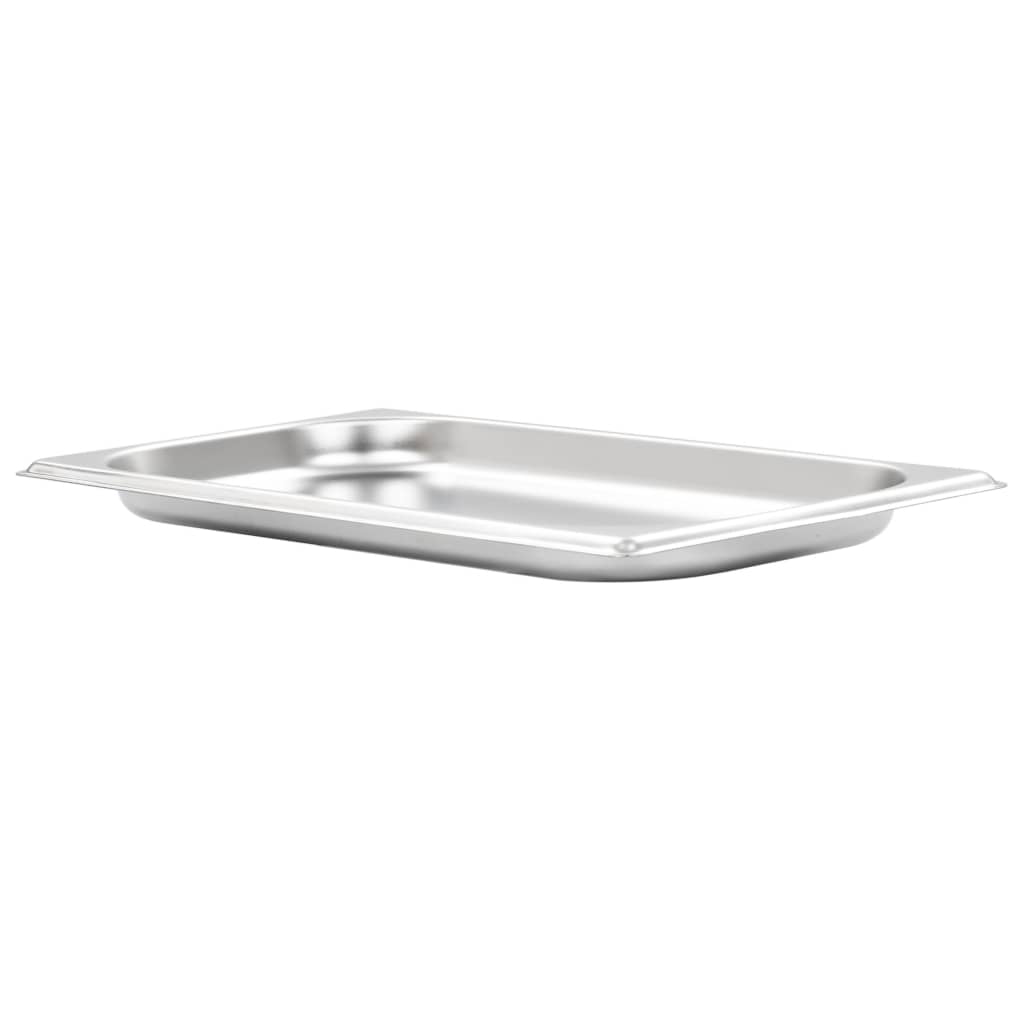 Gastronormbeholdere 12 stk GN 1/3 20 mm rustfritt stål