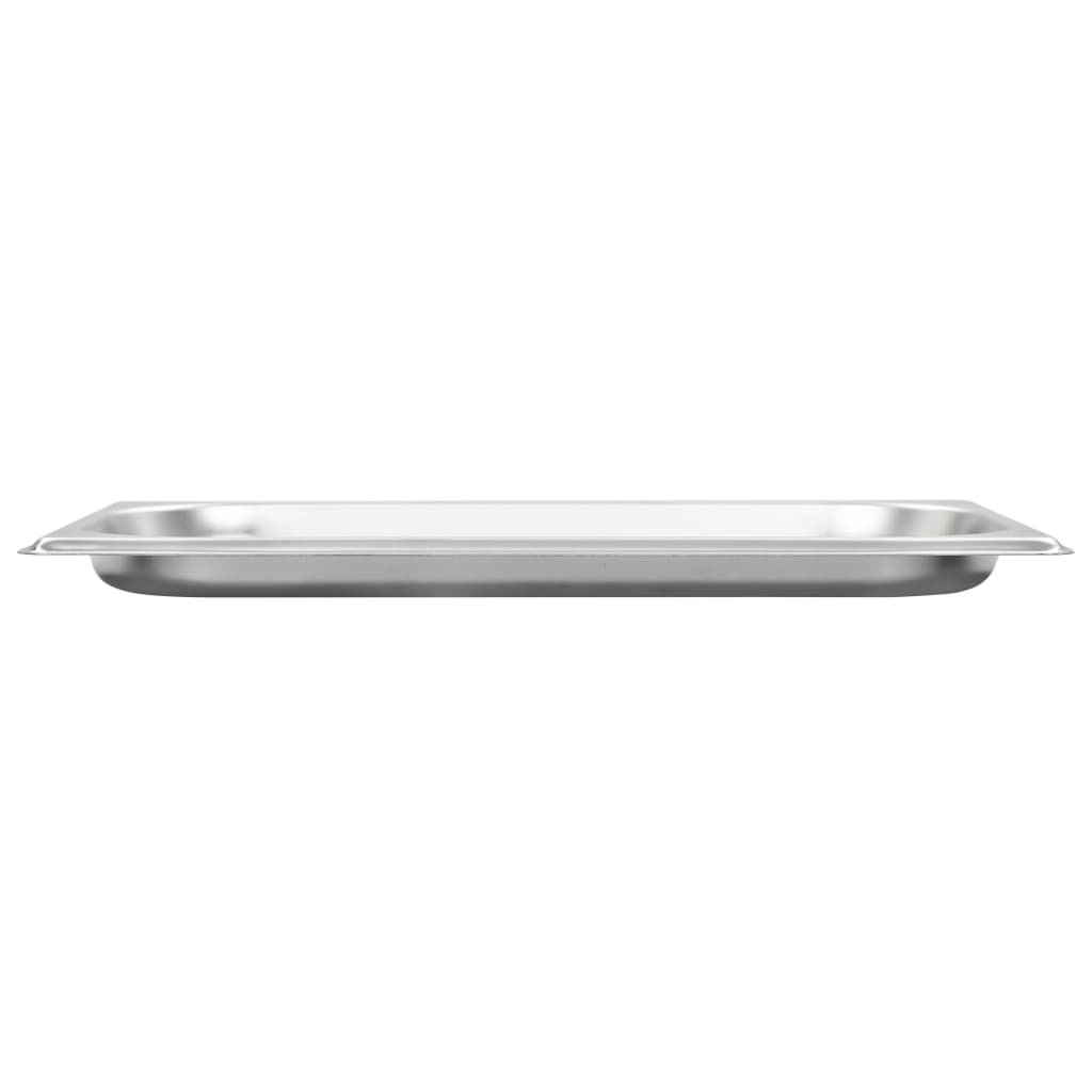 Gastronormbeholdere 12 stk GN 1/3 20 mm rustfritt stål