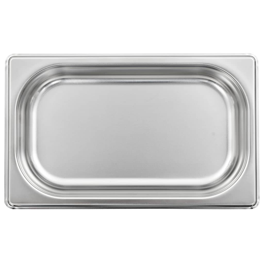 Gastronormbeholdere 12 stk GN 1/4 40 mm rustfritt stål