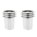 Gastronormbeholdere 8 stk GN 1/6 200 mm rustfritt stål