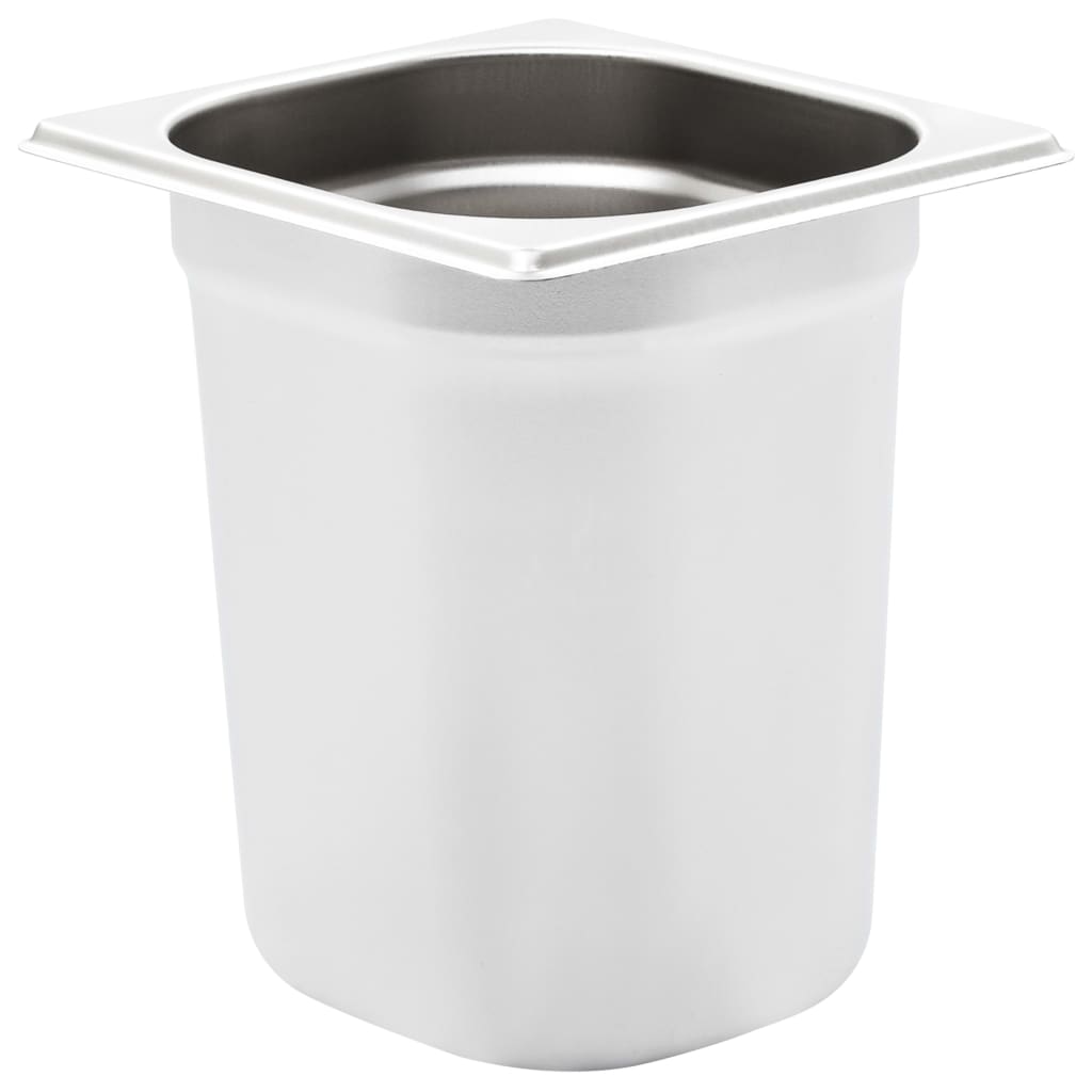 Gastronormbeholdere 8 stk GN 1/6 200 mm rustfritt stål