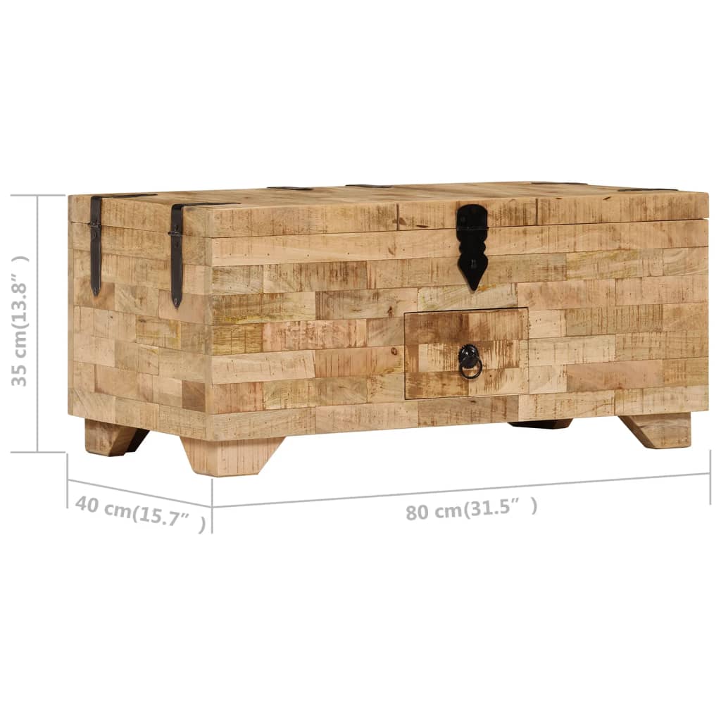 Salongbord heltre mango 80x40x35 cm