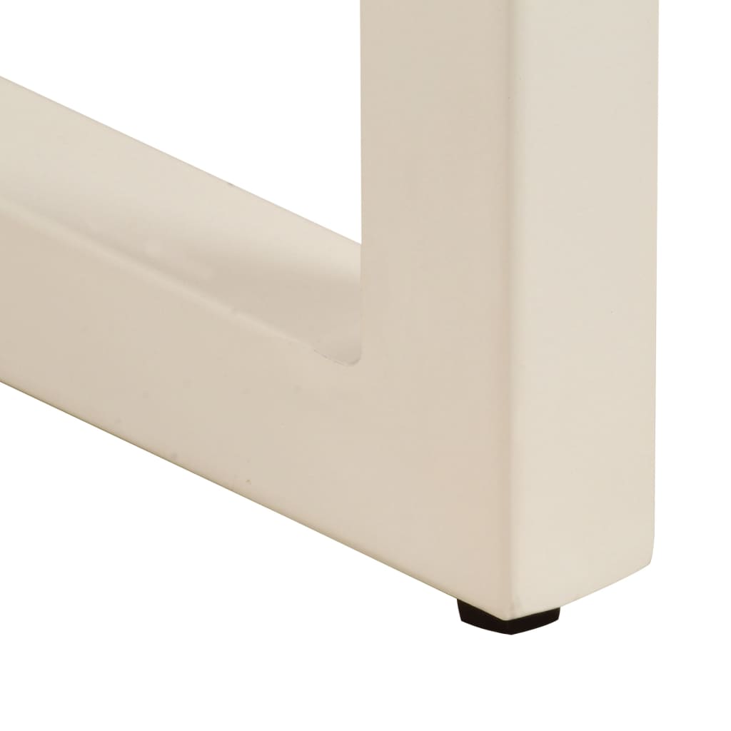 Spisebord 115x55x76 cm heltre mango og stål