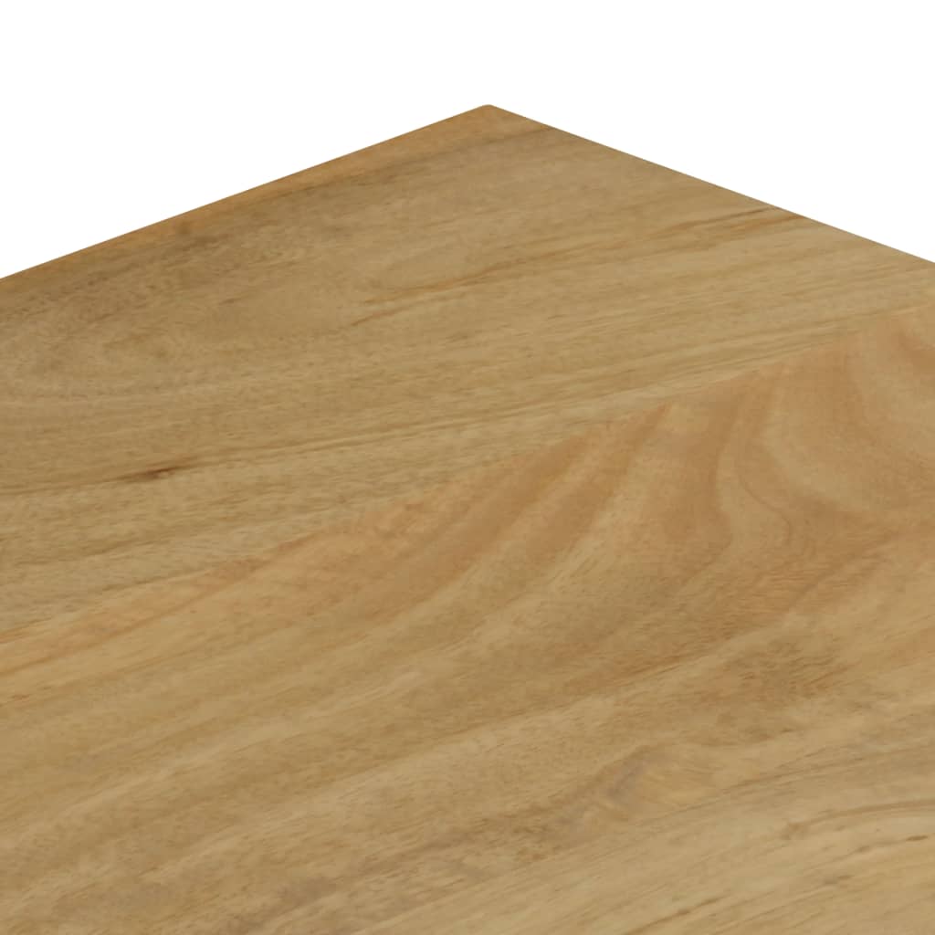 Salongbord 100x50x35 cm heltre mango og stål