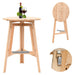Sammenleggbart barbord 78 cm gran vidaXL