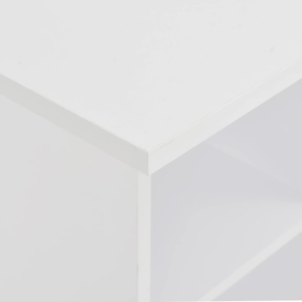 Barbord hvit 60x60x110 cm