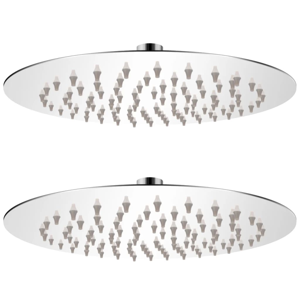 Regndusjhode 2 stk rustfritt stål Ø20 cm