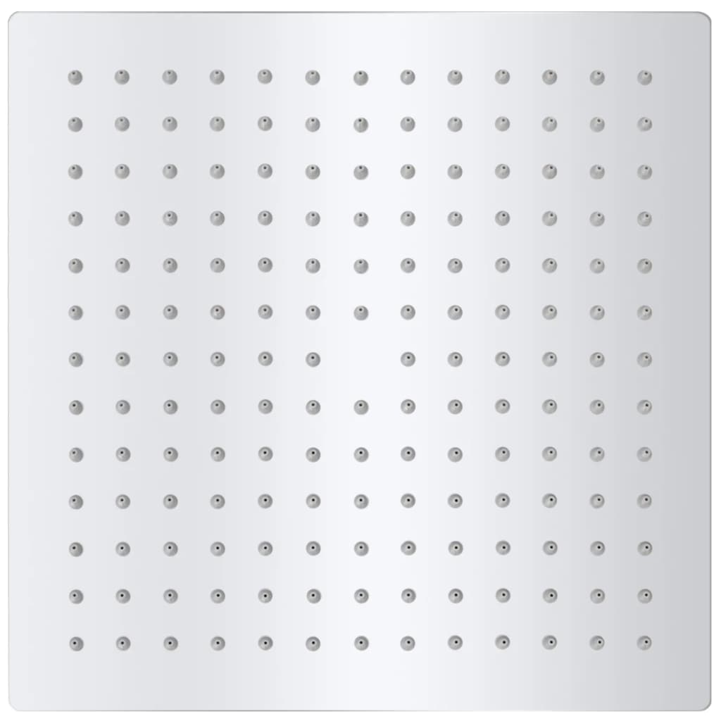 Regndusjhode 2 stk rustfritt stål 25x25 cm
