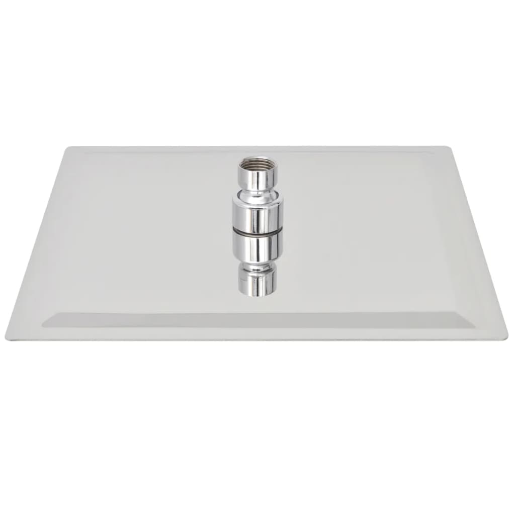 Regndusjhode 2 stk rustfritt stål 25x25 cm