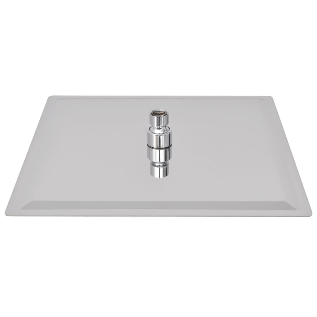 Regndusjhode 2 stk rustfritt stål 30x30 cm