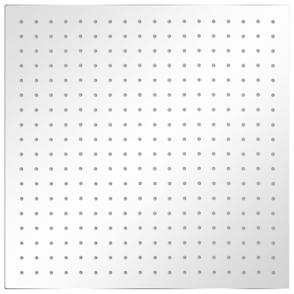 Regndusjhode 2 stk rustfritt stål 50x50 cm