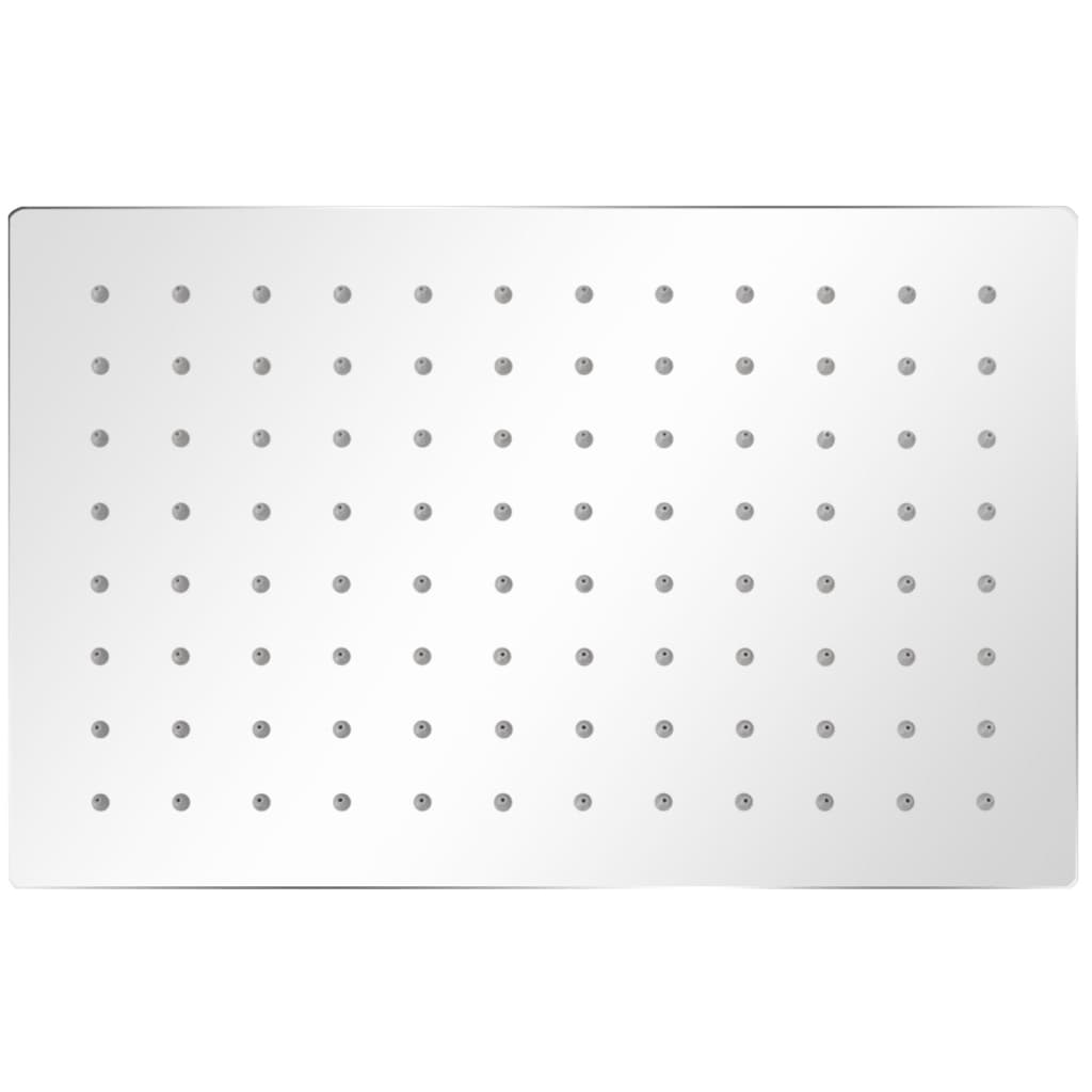 Regndusjhode 2 stk rustfritt stål 20x30 cm